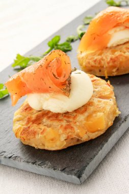 karides Mısır börek kanepeler