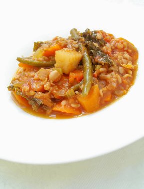 sağlıklı baharatlı fasulye çorbası