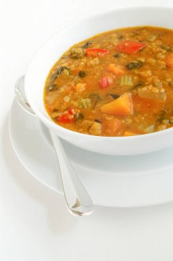 sağlıklı baharatlı fasulye çorbası