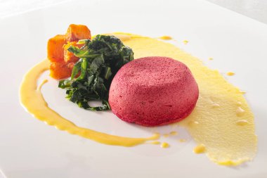 Vejetaryen ana yemek kaplama