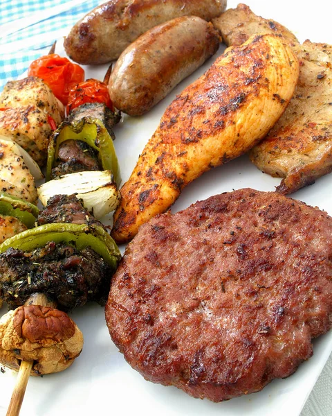 Варёное Мясо Барбекю — стоковое фото