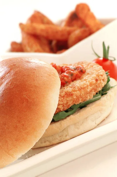 Fresh Tasty Burger Bun — Stock Photo, Image