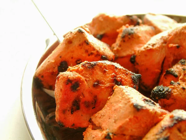 Tradizionale Gustoso Pollo Tikka — Foto Stock