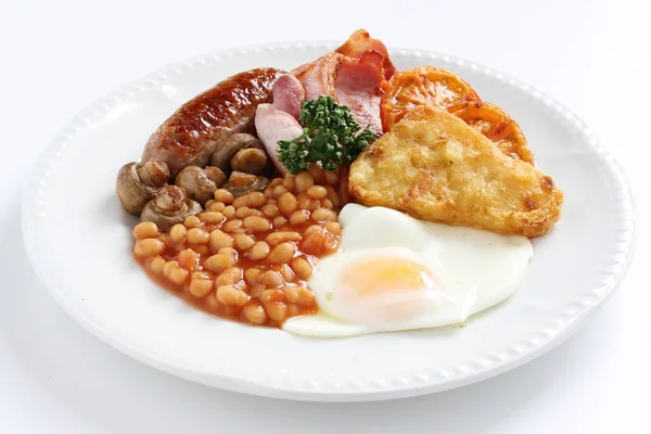 Traditionell Lagad Engelsk Frukost — Stockfoto