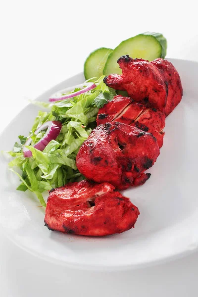 Traditionelle Leckere Hähnchen Tikka — Stockfoto