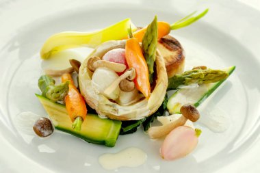 Vejetaryen ana yemek kaplama