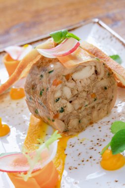 taze lezzetli terrine meze