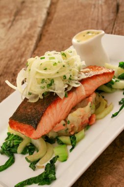 somon steak yemek kaplama