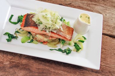 somon steak yemek kaplama