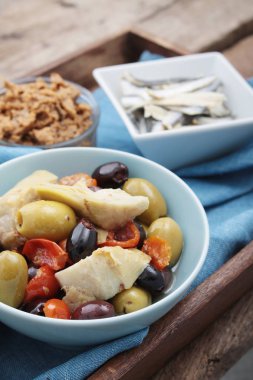 sağlıklı parmak gıda mezeler tapas seçimi
