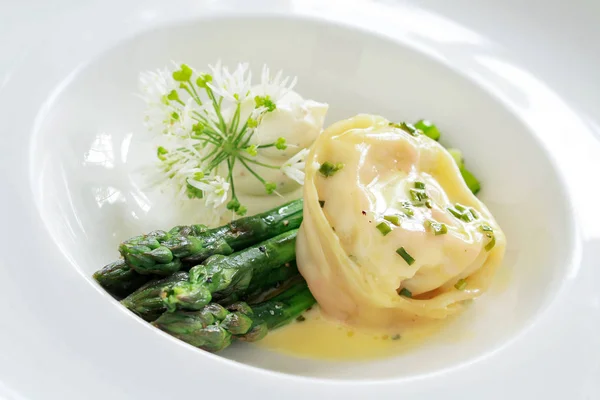 Plated Pasta Main Meal — Stock Photo, Image