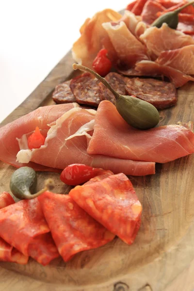 Selezione Tapas Antipasto Sano Finger Food — Foto Stock