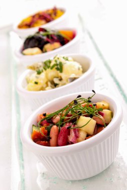 soğuk açık büfe salata garnitür seçimi