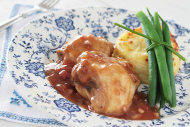 kaplama tavuk ana yemek