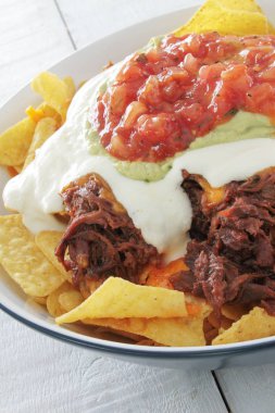 çekti domuz ile tortilla cips