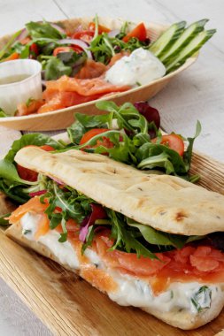 sağlıklı gözleme sandviç yemek