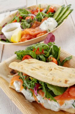 sağlıklı gözleme sandviç yemek