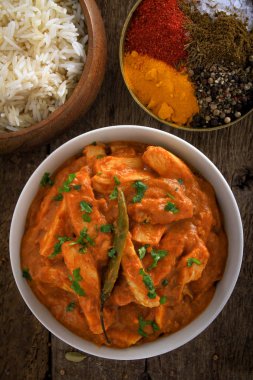 Geleneksel Hint köri yemek