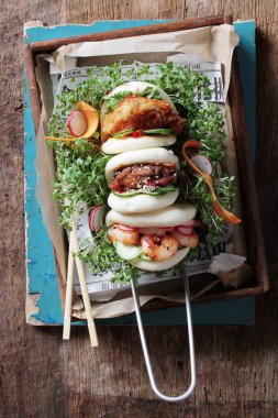 Malezya buğulanmış bao buns
