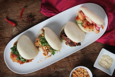 Malezya buğulanmış bao buns