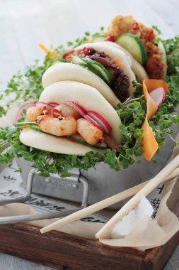Malezya buğulanmış bao buns