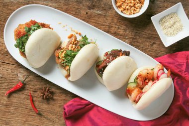 Malezya buğulanmış bao buns