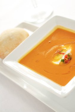 taze Balkabagi çorbası