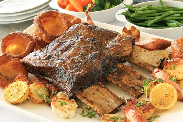 Large Roast Beef Rib — Stock Photo, Image