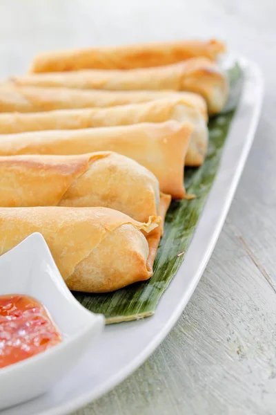 Chiński Spring Roll Zakąska — Zdjęcie stockowe