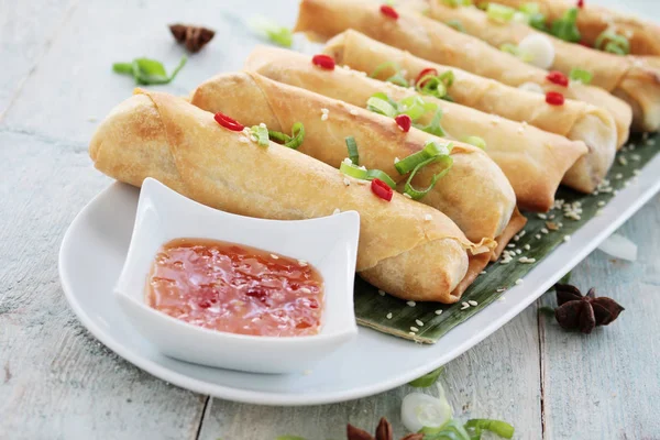 Chiński Spring Roll Zakąska — Zdjęcie stockowe