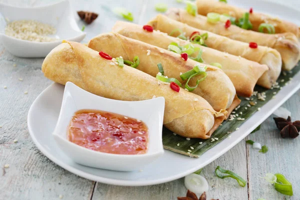 Chinese Loempia Voorgerecht — Stockfoto