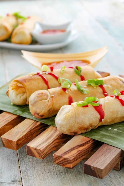 Chiński Spring Roll Zakąska — Zdjęcie stockowe