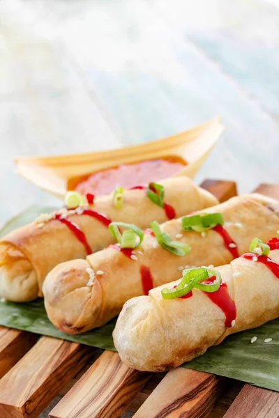 Chiński Spring Roll Zakąska — Zdjęcie stockowe