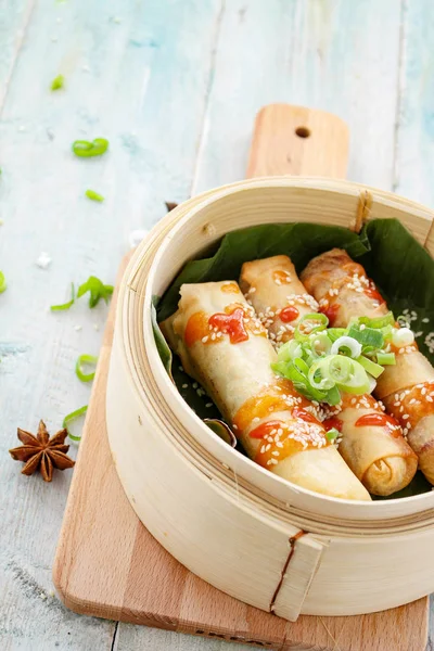 中国語の春巻き前菜 — ストック写真