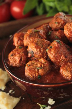 kaplama köfte yemek tabağı