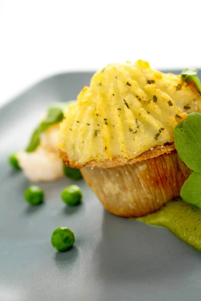 Farinha Torta Peixe Chapeada — Fotografia de Stock