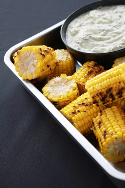 Cooked Corn Cob — Stock Photo, Image