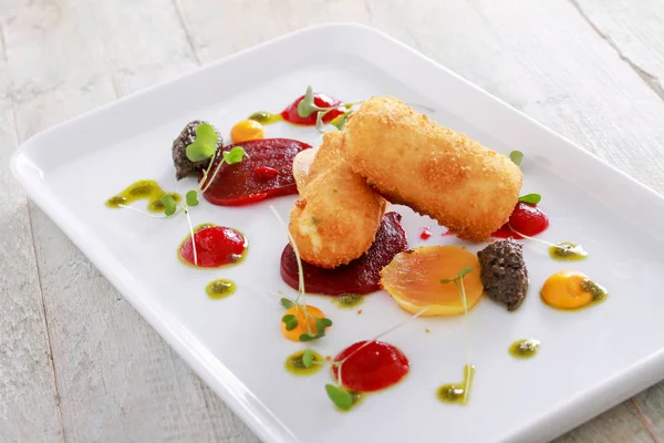 Lekker Gekookte Kroket Voorgerecht — Stockfoto