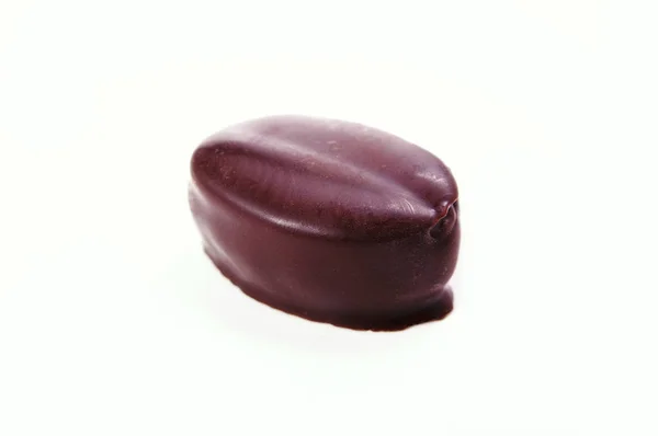 Ručně Vyráběné Čokoládové Bílém Pozadí — Stock fotografie