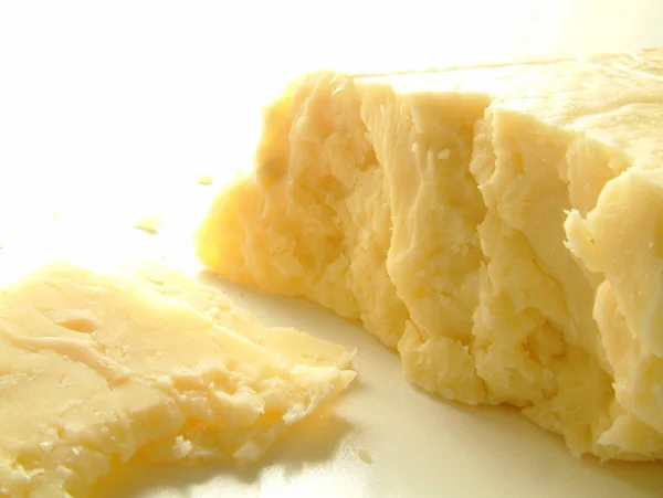 Τριμμένο Τυρί Τσένταρ Νόστιμο — Φωτογραφία Αρχείου