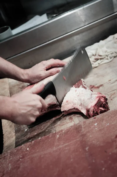 Carnicería Carne Fresca Cruda — Foto de Stock