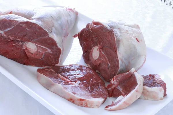 Fresh Raw Cut Lamb — Stock Photo, Image