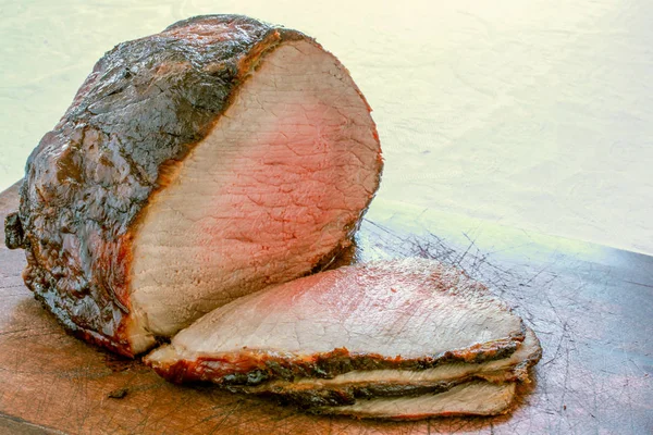 Cooked Roast Beef Joint — Stock Photo, Image