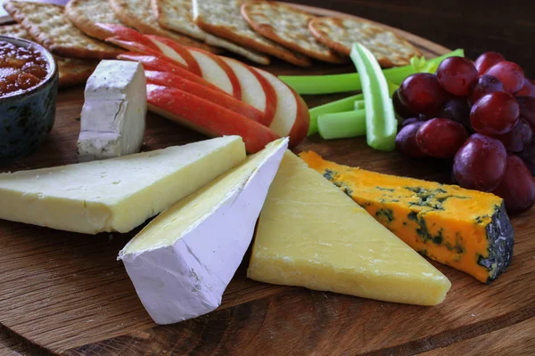 混合美味的奶酪选择 — 图库照片