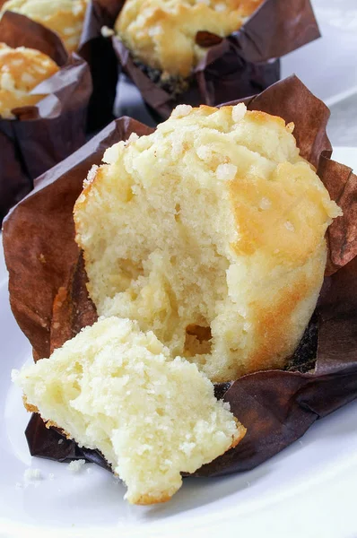 Pasteles Magdalenas Recién Horneados — Foto de Stock