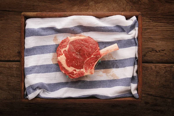 Aged Beef Steak Cut — Stock Photo, Image