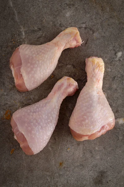 Porções Frescas Frango Cru — Fotografia de Stock