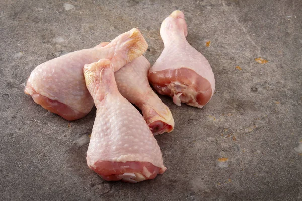 Frische Rohe Hühnerportionen — Stockfoto