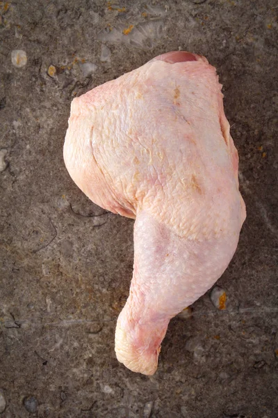 Porções Frango Cru Pronto Para Cozinhar — Fotografia de Stock