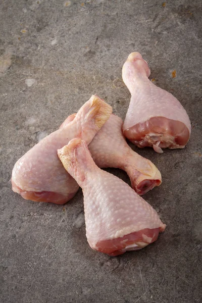 Frische Rohe Hühnerportionen — Stockfoto